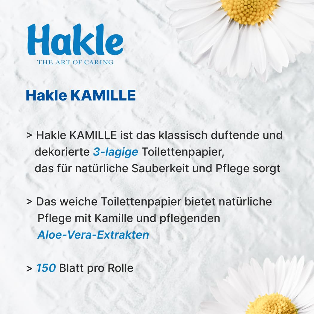Hakle Kamille Toilettenpapier 24 Rollen, Kamillenduft