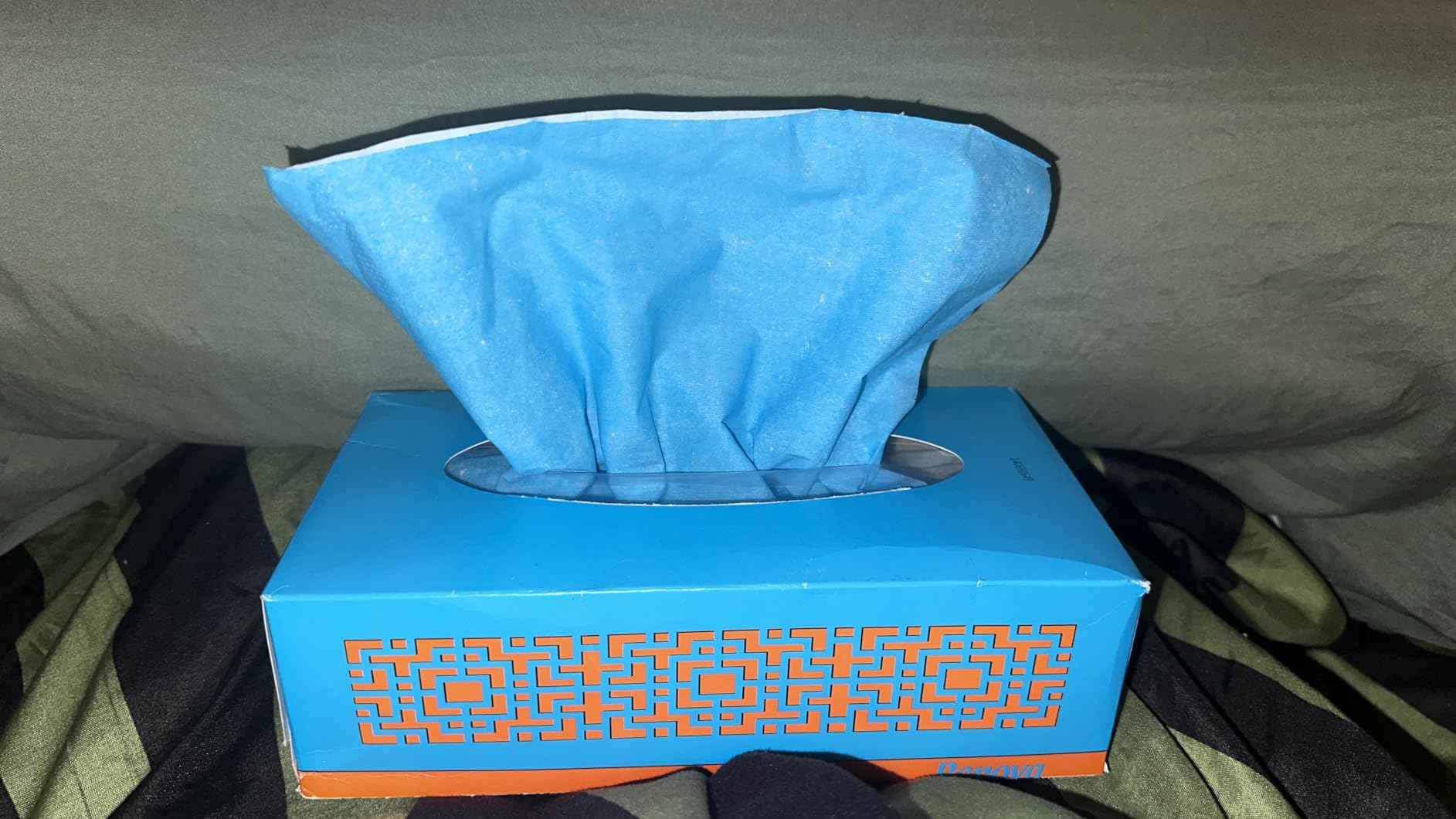 Renova Tissues Blue Facial Taschentücher, 80 Stück, 3-lagig