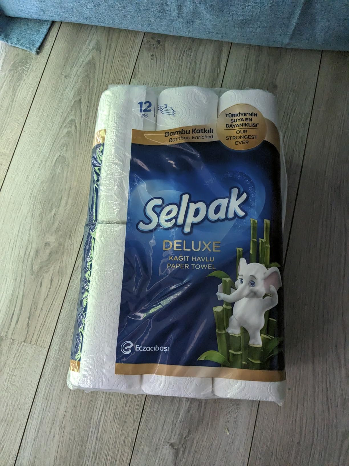 Selpak Paper Towels Deluxe Küchenrolle 48 Rollen, 3-lagig aus Bambus