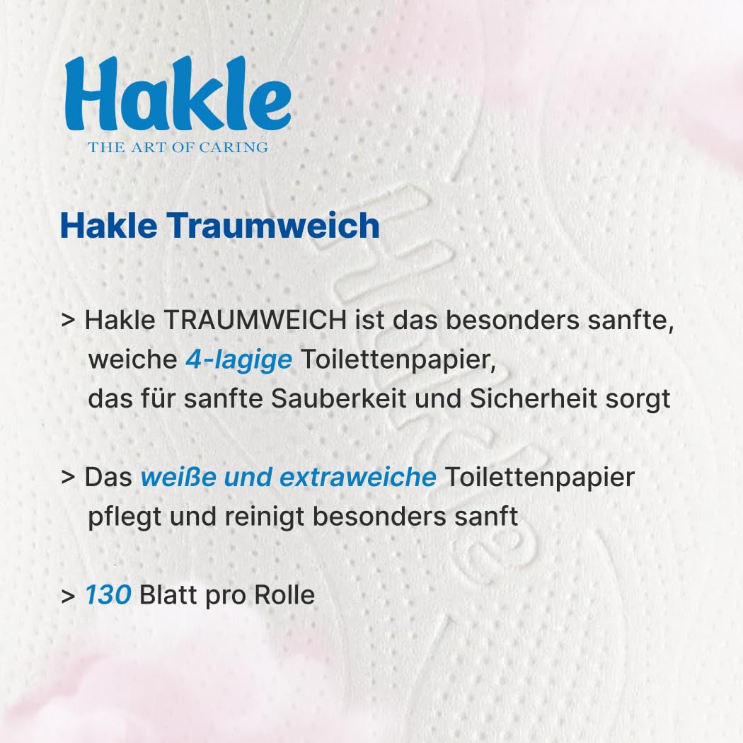 Hakle Traumweich Toilettenpapier 16 Rollen, 4-lagig