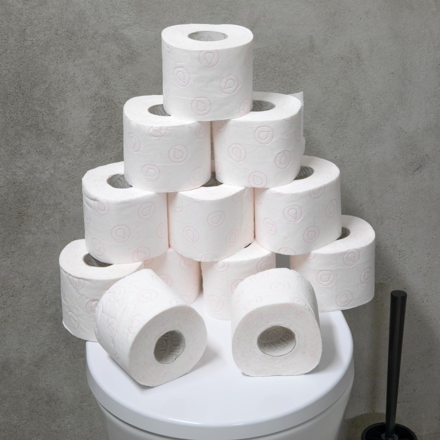 Renova Toilet Paper Toilettenpapier weiß parfümiert 12 Rollen, 4-lagig