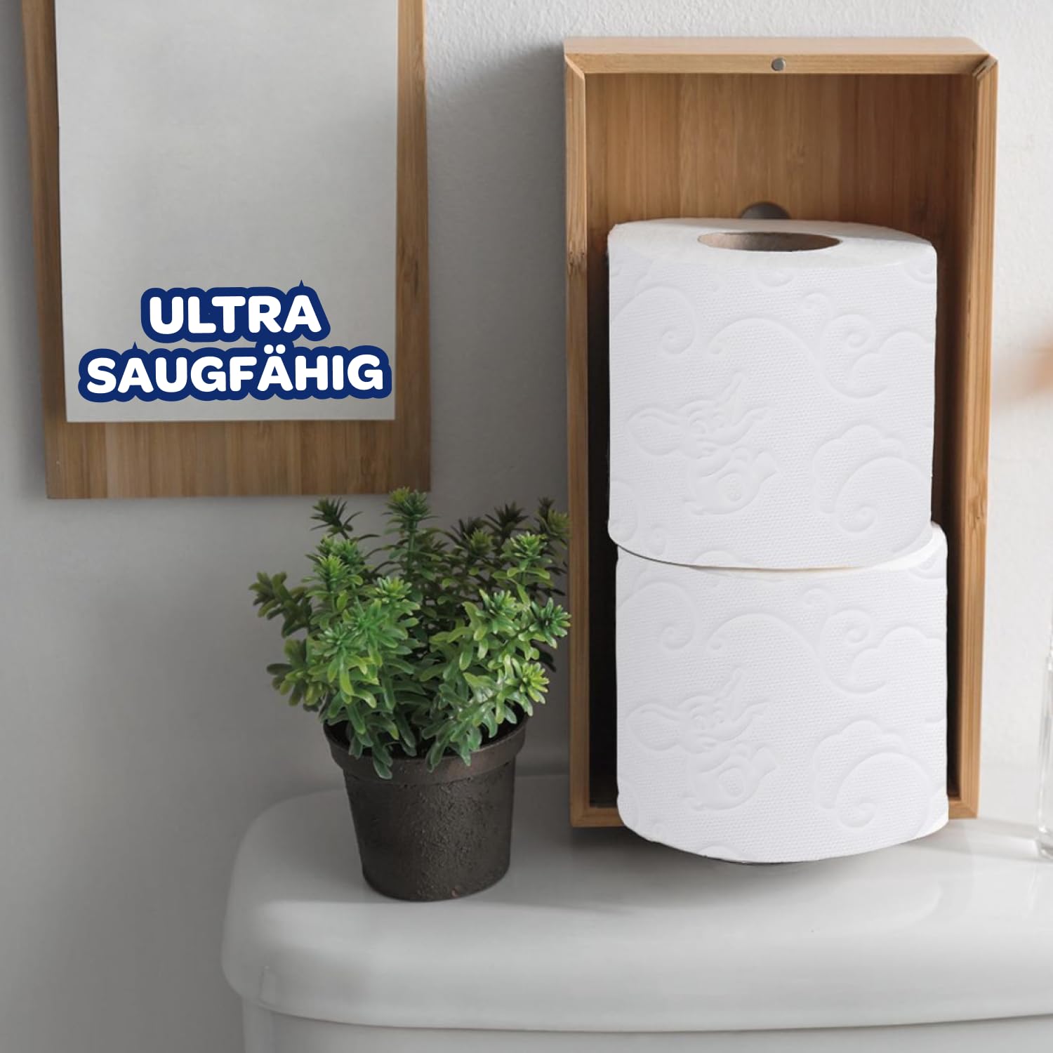 Selpak Toilet Papers Deluxe Toilettenpapier 96 Rollen, Baumwollfasern