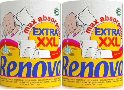 Renova Kitchen Roll MAX ABSORPTION EXTRA XXL Küchenrolle, 1 Rolle