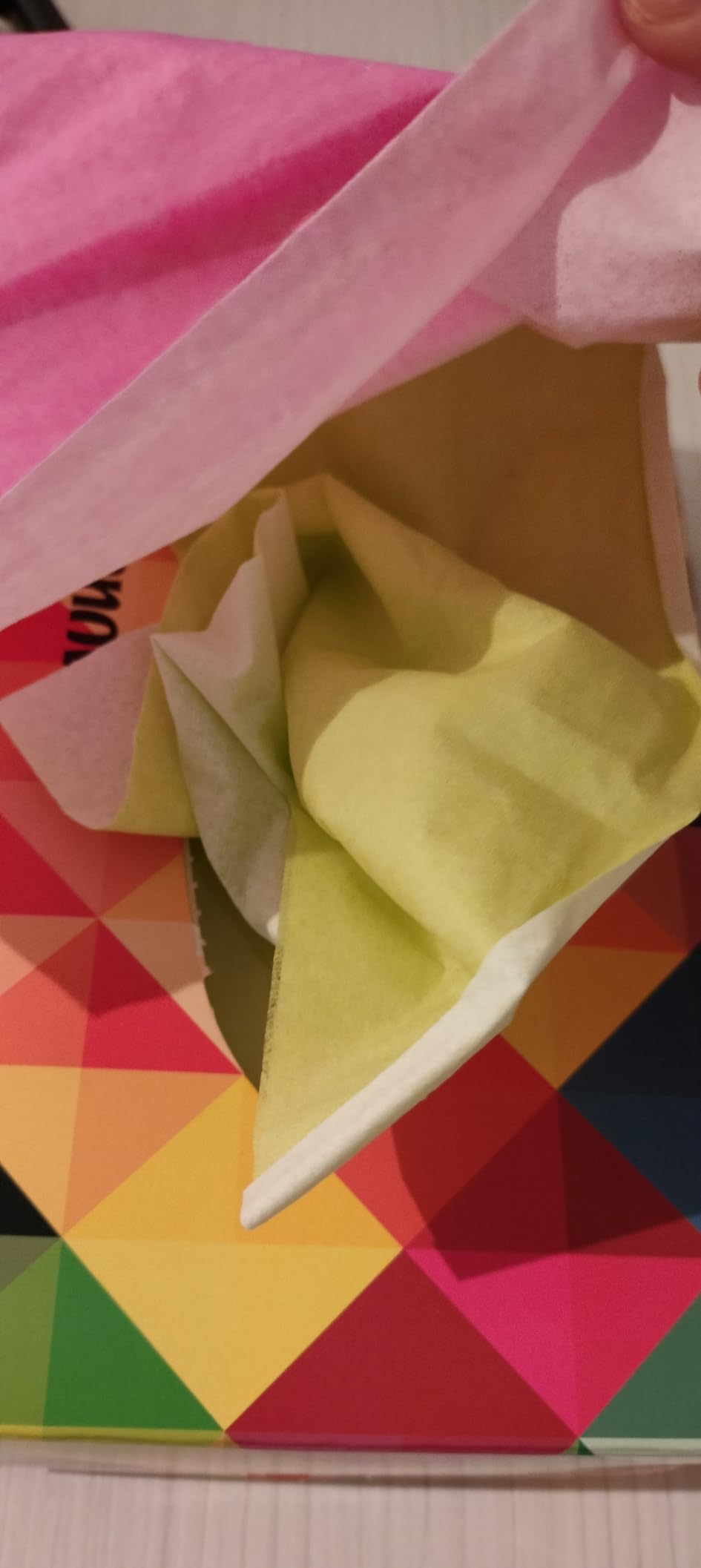 Renova Tissues TWO COLOUR Facial Taschentücher, 80 Stück, 3-lagig