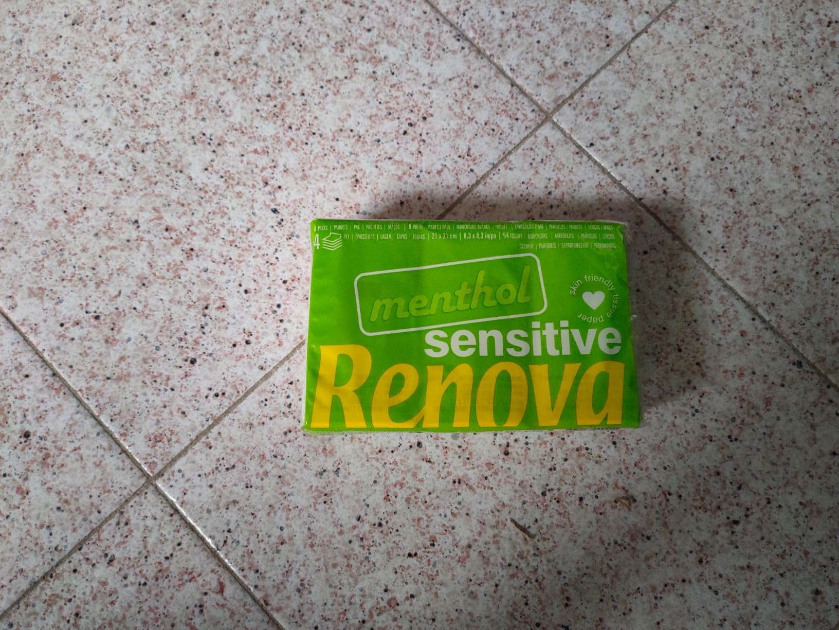 Renova SENSITIVE MENTHOL Taschentücher 6 Packungen weiß