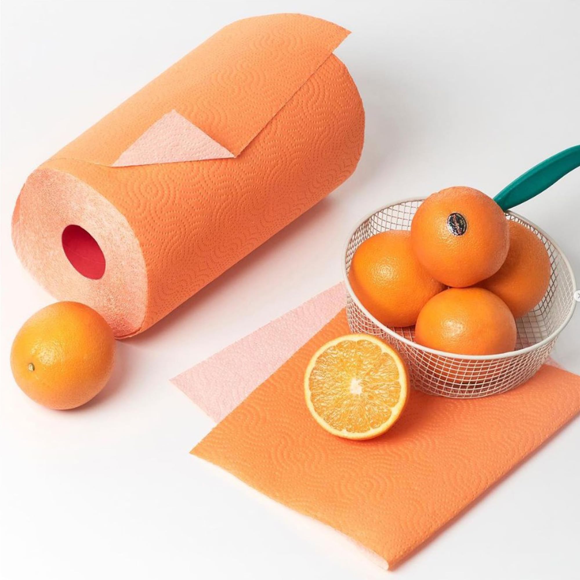 Renova Kitchen Roll ORANGE Küchenrolle 1 Rolle, orange