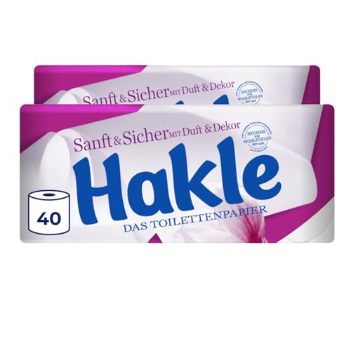 Hakle Sanft & Sicher Toilettenpapier 40 Rollen 4-lagig