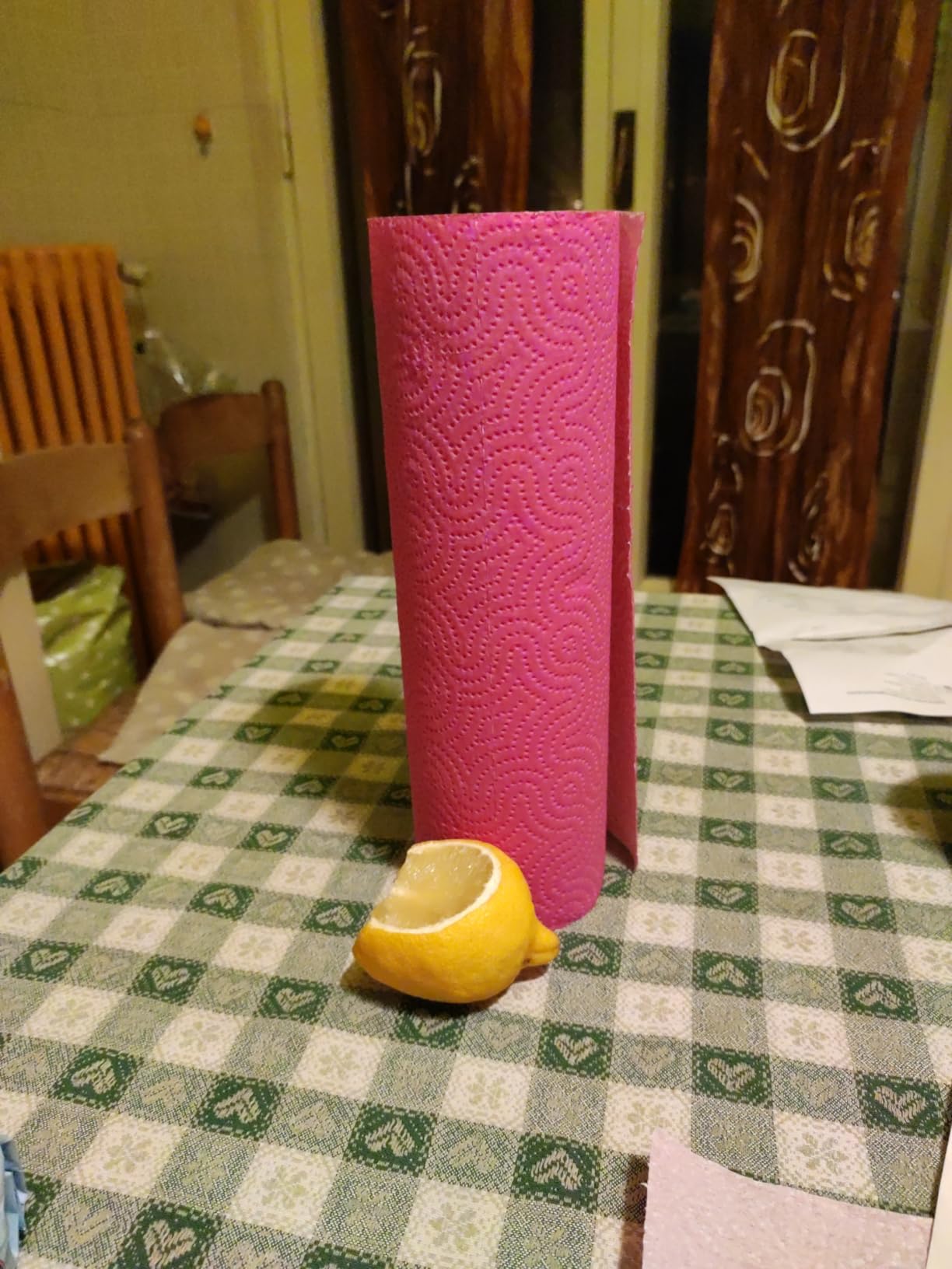 Renova Kitchen Roll Pink Paper Towel Küchenrolle 1 Rolle rosa