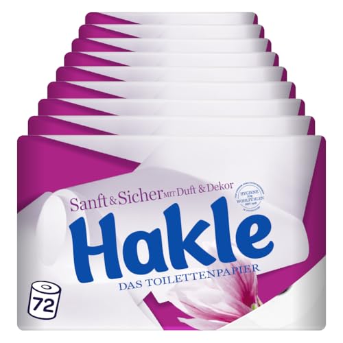Hakle Sanft & Sicher Toilettenpapier 72 Rollen 4-lagig FSC