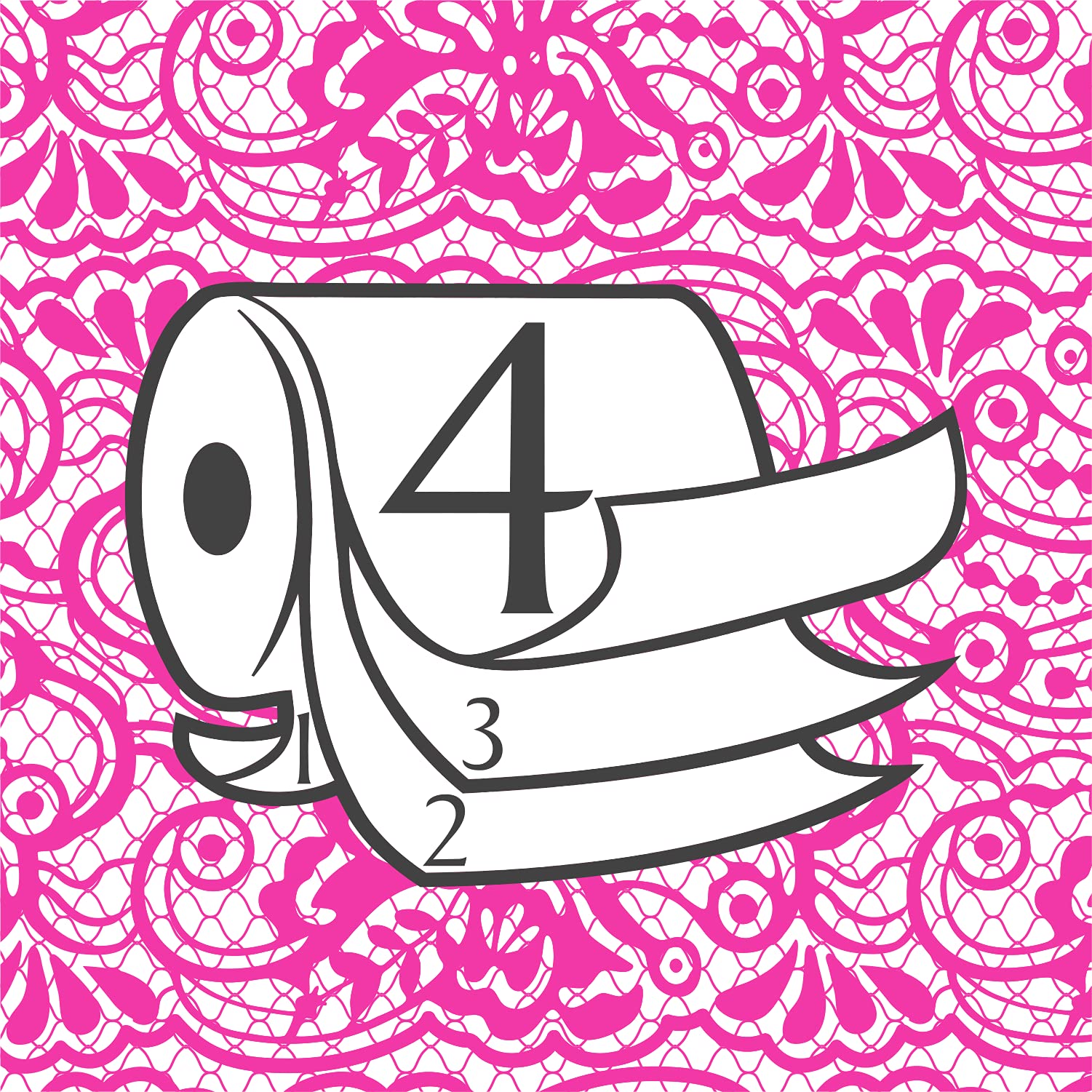 Renova Toilet Paper Toilettenpapier weiß parfümiert 12 Rollen, 4-lagig