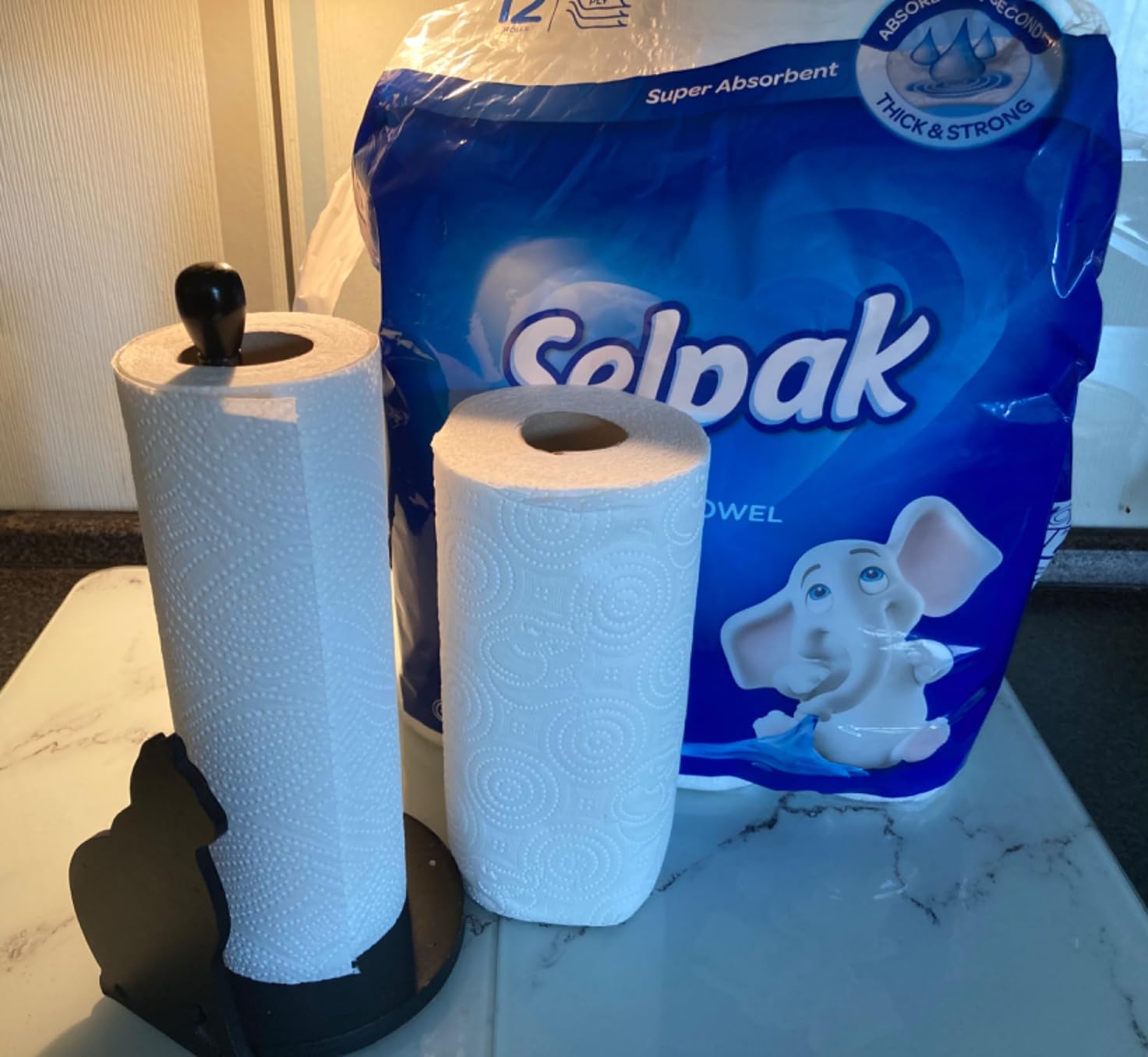 Selpak Paper Towels Papierhandtücher, 4er-Pack, 3-lagig