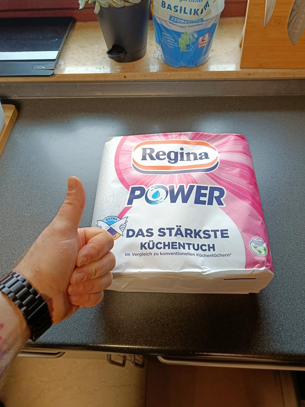 Regina Power 24 Küchenrollen Küchentücher, 2-lagig und nass wiederverwendbar