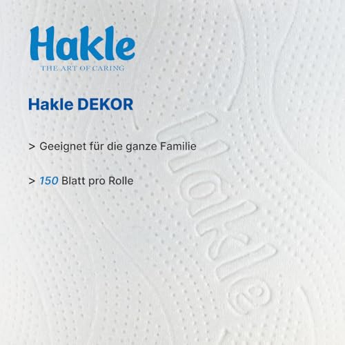 Hakle Dekor Wanderlust Toilettenpapier, 48 Rollen, 150 Blatt, 3-lagig