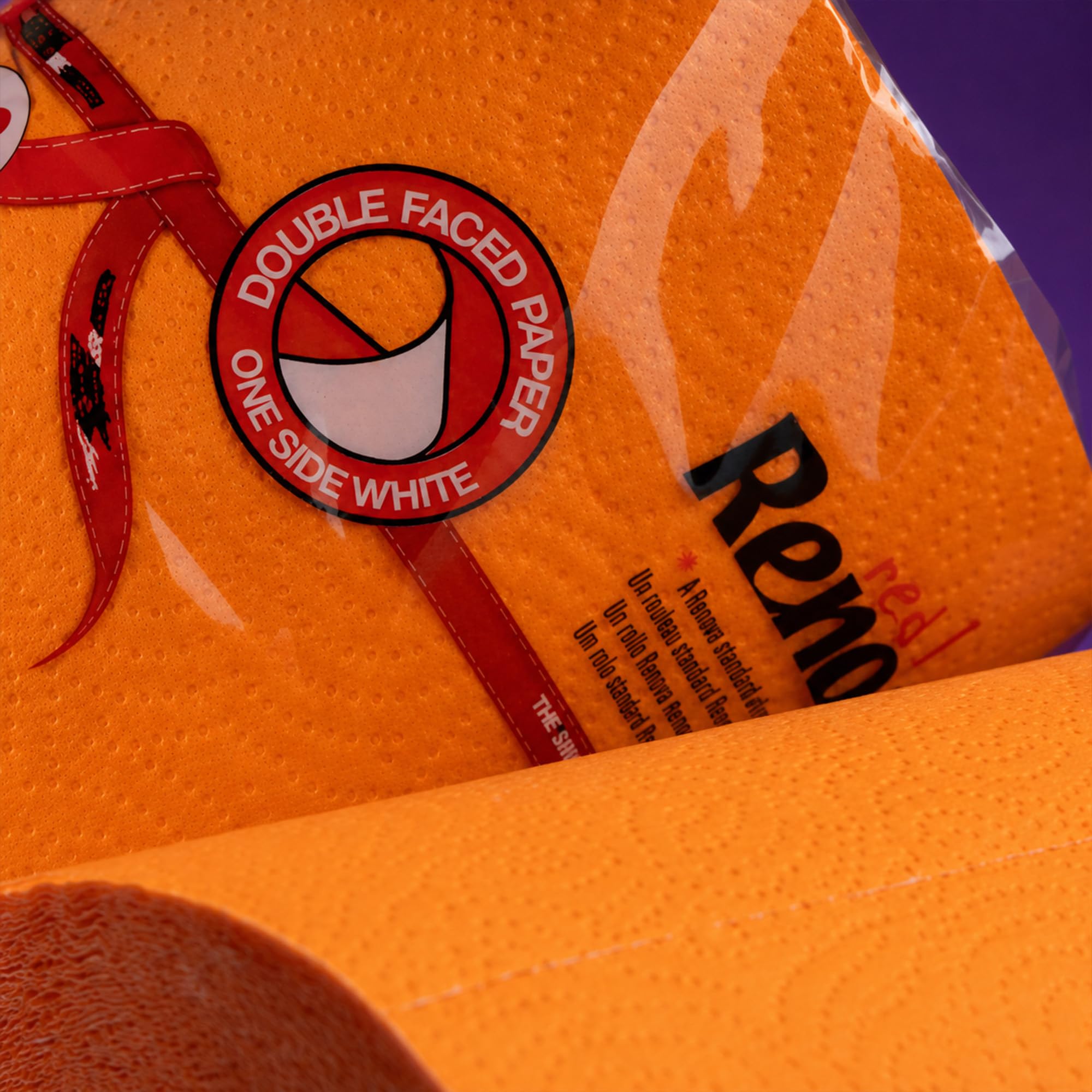 Renova Kitchen Roll ORANGE Küchenrolle 1 Rolle, orange