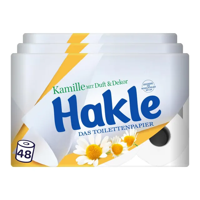 Hakle Kamille Toilettenpapier 48 Rollen, Kamillenduft