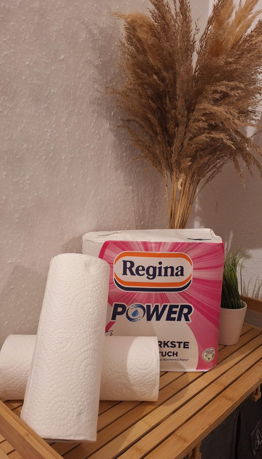 Regina Power 24 Küchenrollen Küchentücher, 2-lagig und nass wiederverwendbar