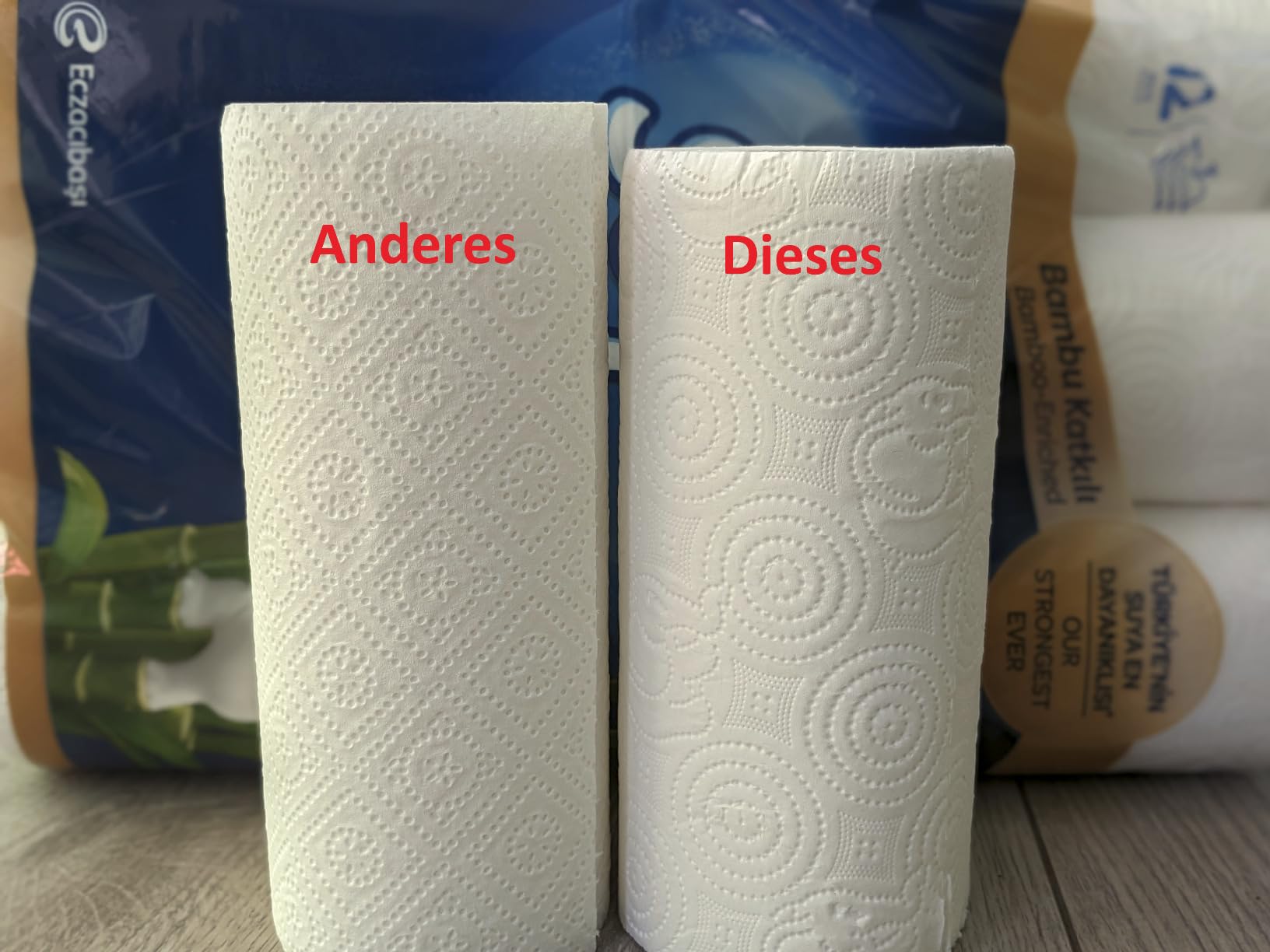 Selpak Paper Towels Deluxe Küchenrolle 48 Rollen, 3-lagig aus Bambus
