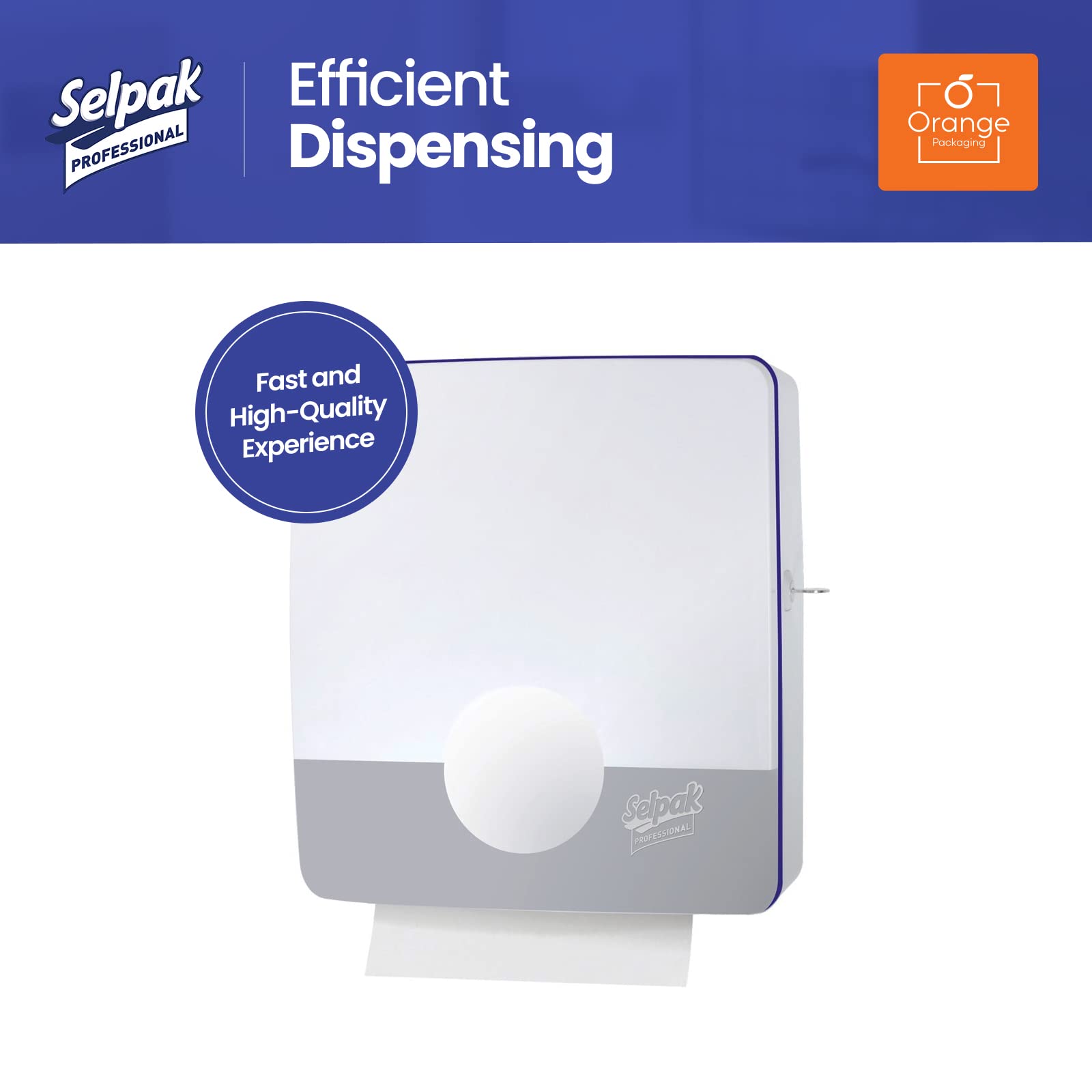 Selpak Professionelle Papierhandtücher Z-Falz 2400 Stück, 2-lagig