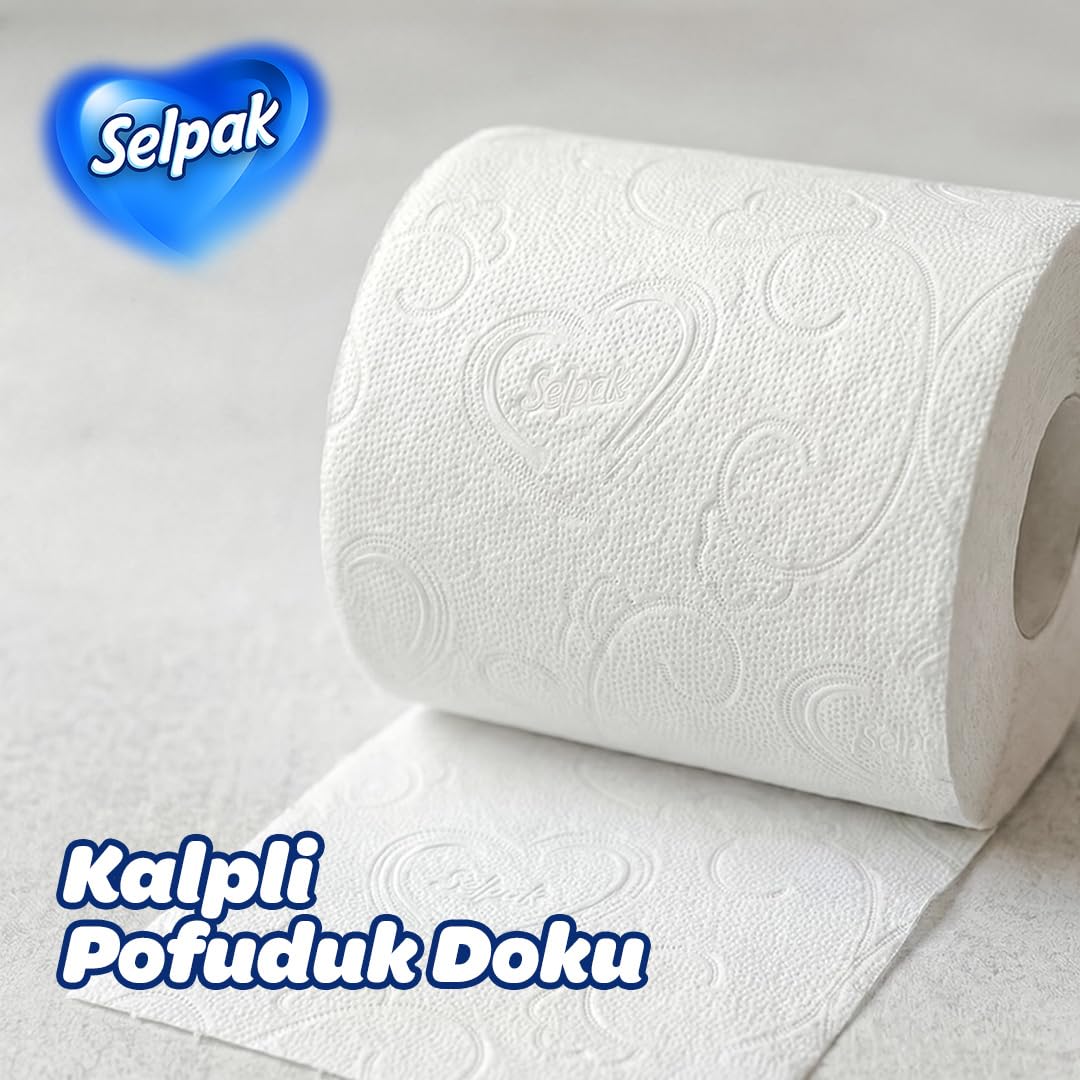 Selpak Toilet Papers Toilettenpapier 32 Rollen, 3-lagig, 140 Blatt