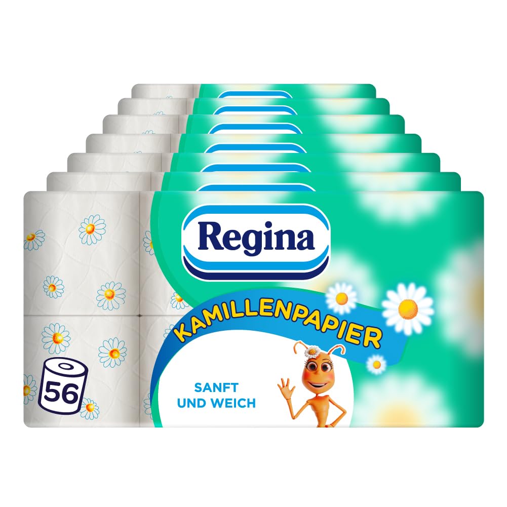 Regina Kamillenpapier Toilettenpapier 16 Rollen, Kamillenduft