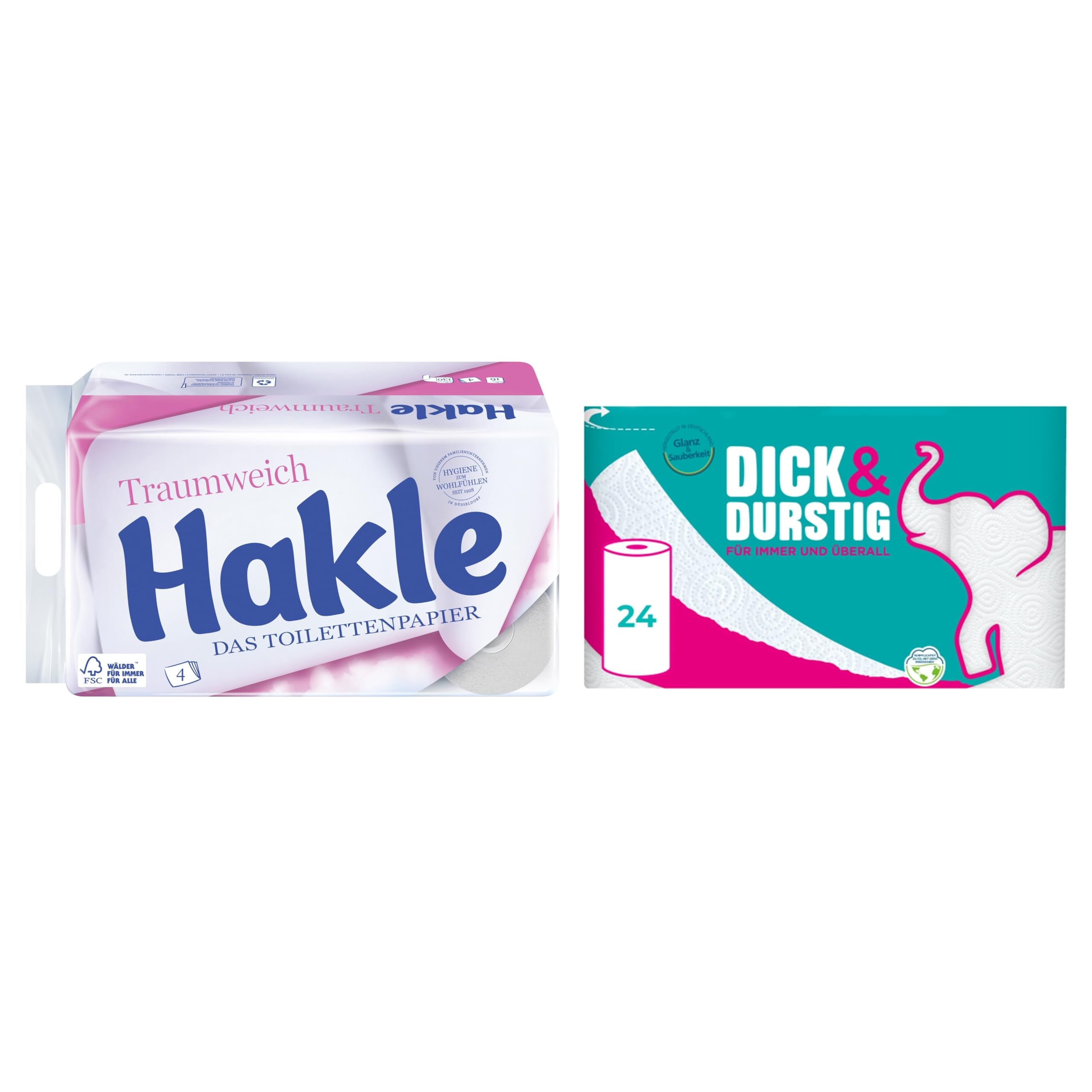 Hakle Traumweich Toilettenpapier 16 Rollen, 4-lagig