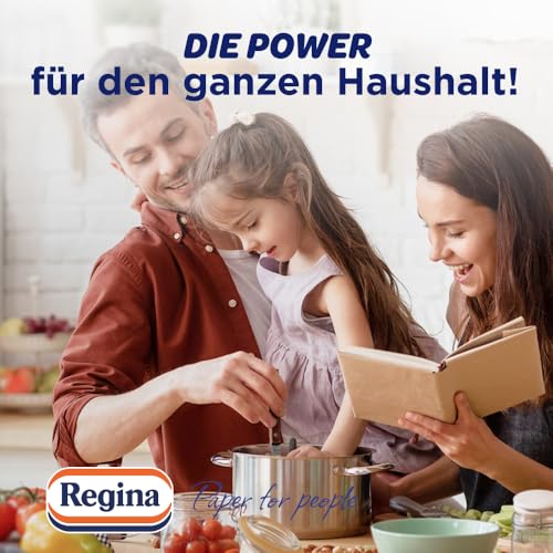 Regina Power 24 Küchenrollen Küchentücher, 2-lagig und nass wiederverwendbar