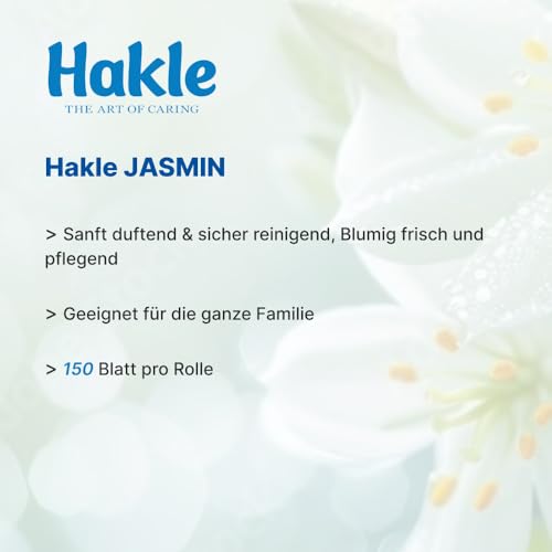 Hakle Jasmin Jasminduft & Dekor Toilettenpapier, 48 Rollen