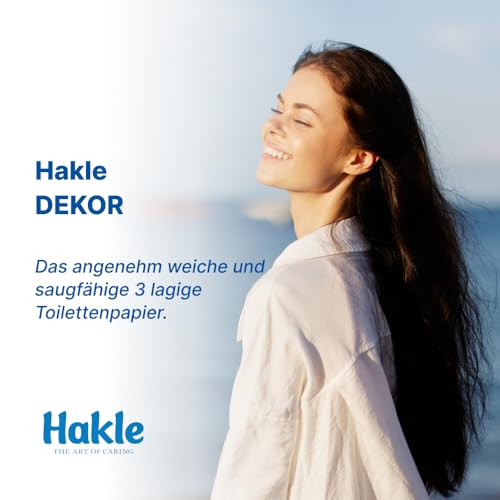 Hakle Dekor Wanderlust Toilettenpapier, 48 Rollen, 150 Blatt, 3-lagig