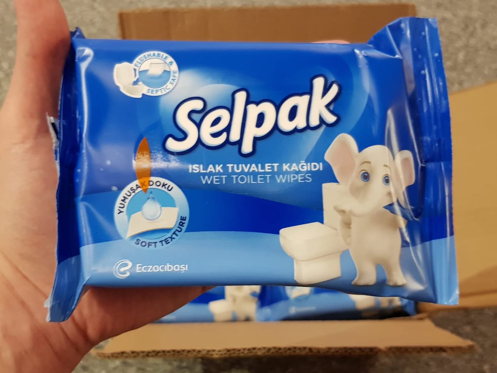 Selpak Wet Wipes Feuchtes Toilettenpapier, 1008 Tücher in 24 Packungen