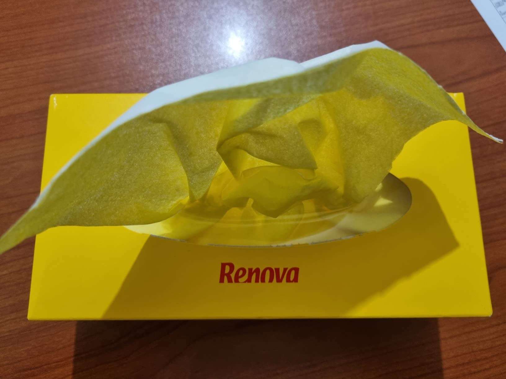 Renova Red Label Gesichtstücher Gelb, 80 Stück