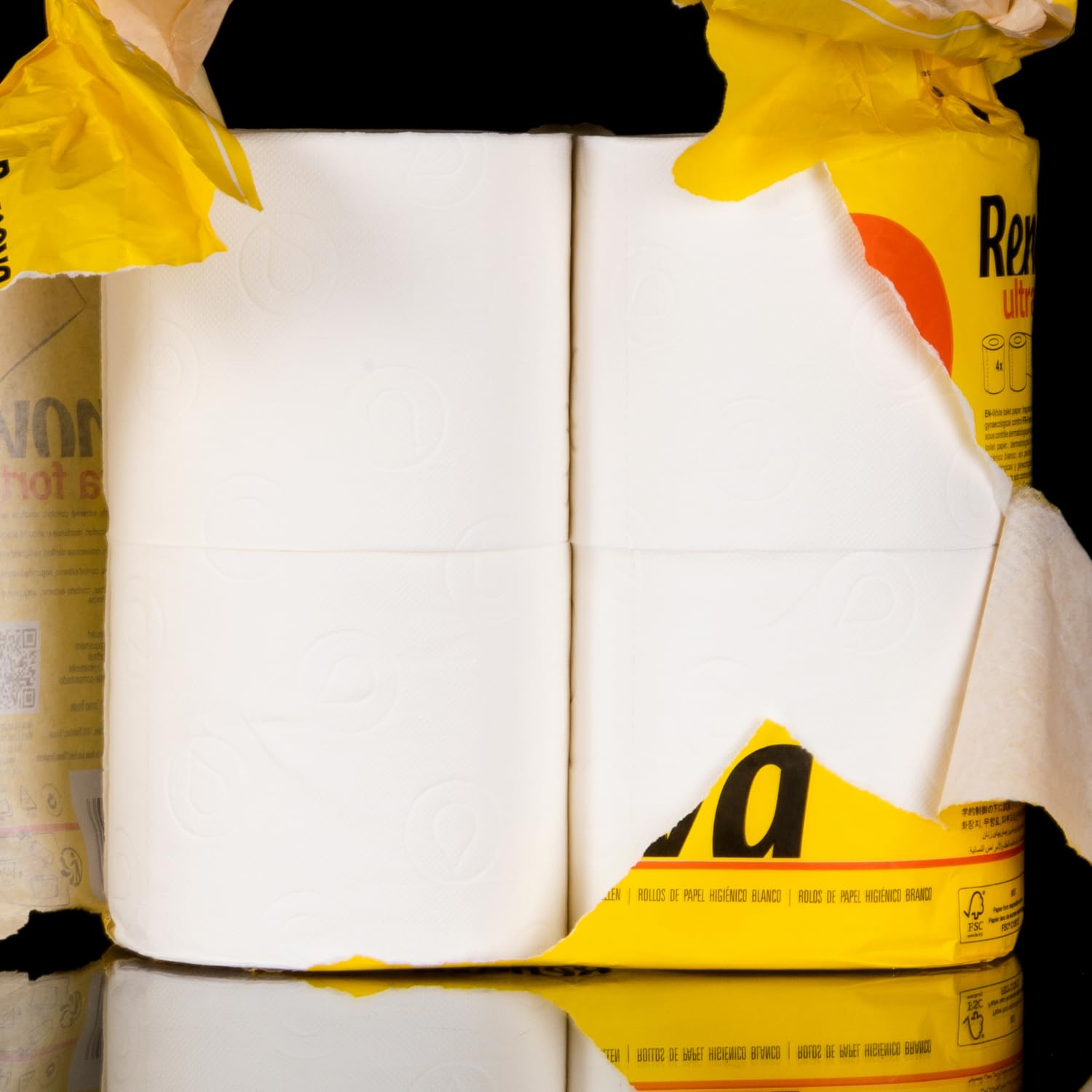 Renova ULTRA FORT Toilettenpapier Weiß, 4 Rollen, 4-lagig