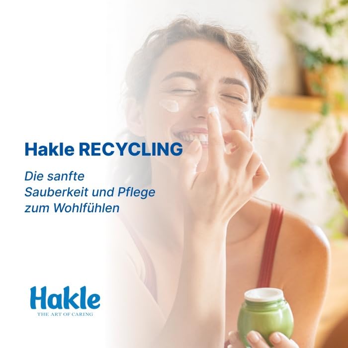 Hakle Recycling Toilettenpapier, 80 Rollen, 4-lagig aus Altpapier